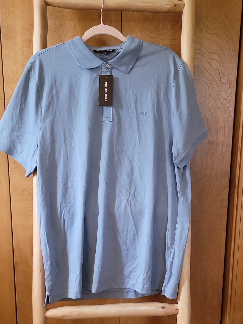 Michael Kors Men’s Sky Blue Polo Shirt